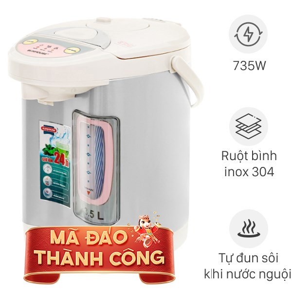 Bình thủy điện Sunhouse SH 1535 3.5 lít