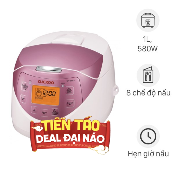 Nồi cơm điện tử Cuckoo 1 lít CR-0631F