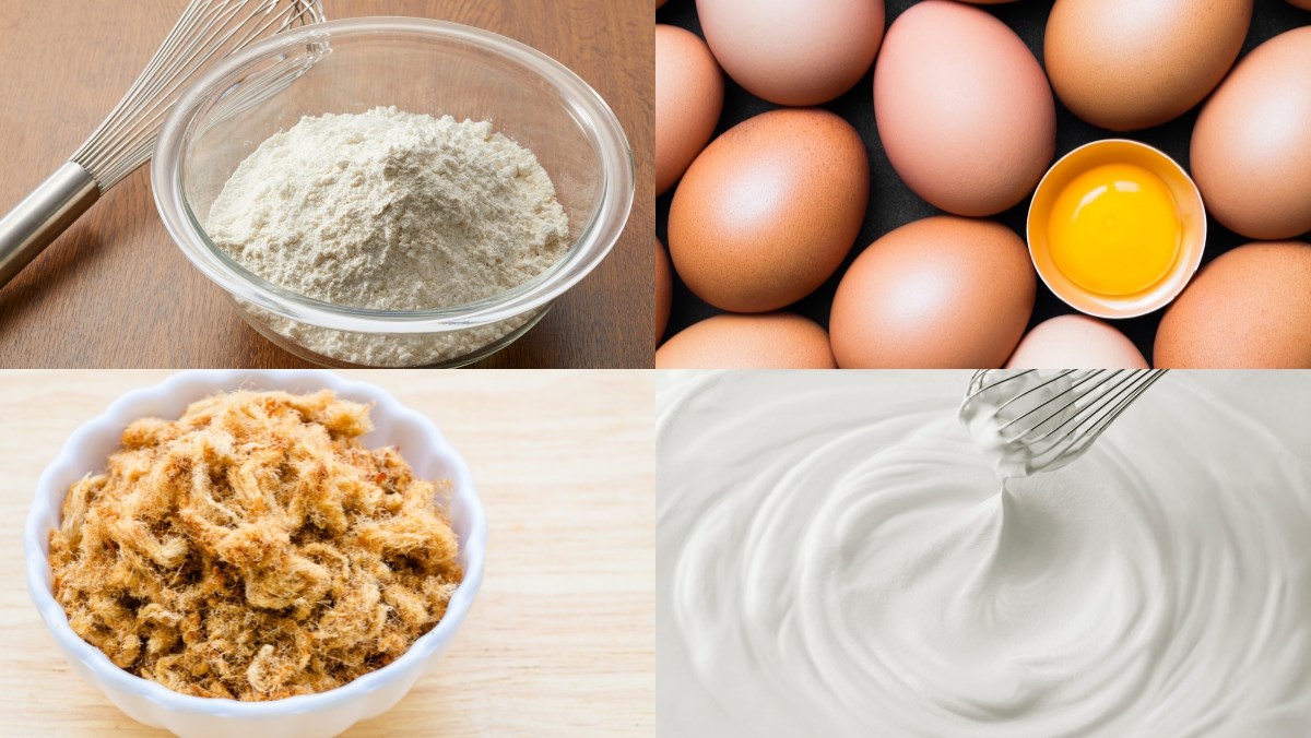 Nguyên liệu món ăn cách làm bánh mì phô mai tan chảy ngon béo ngậy hot trend bằng nồi chiên