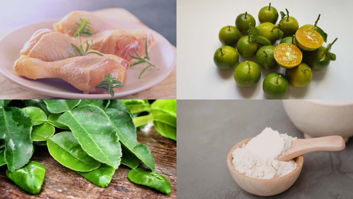 Nguyên liệu món ăn cách làm đùi gà sốt chua ngọt giòn rụm, thơm ngon chuẩn vị tại nhà