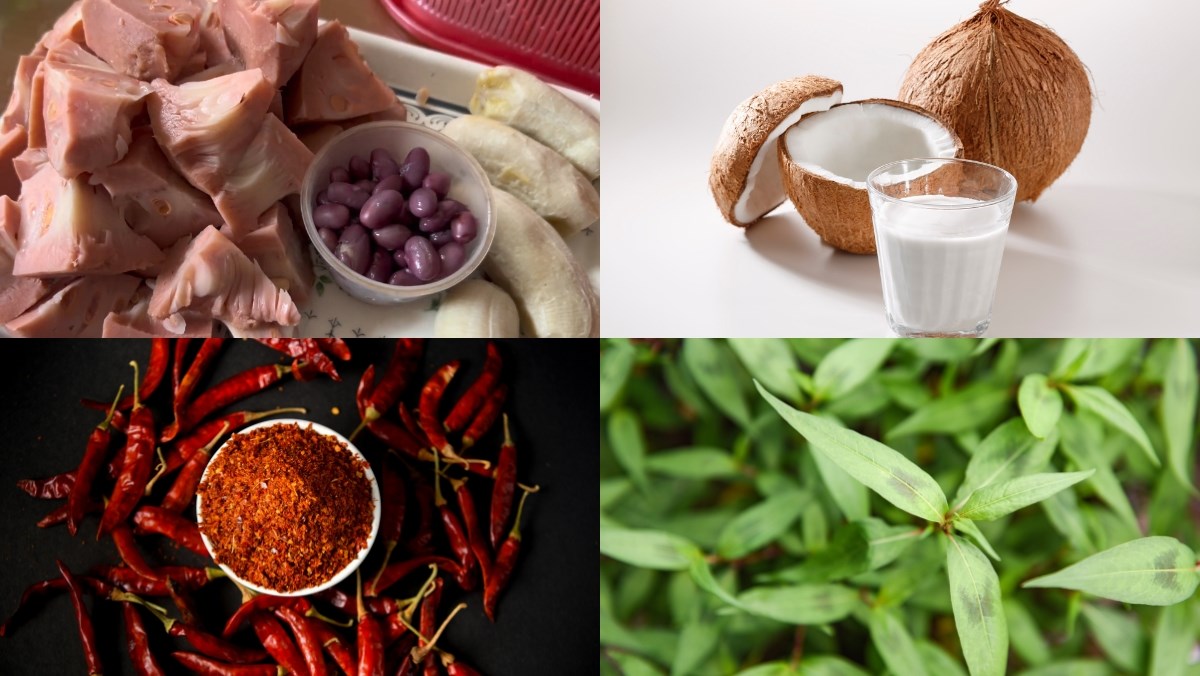 Nguyên liệu món ăn cách làm mít hầm nước cốt dừa thơm béo, đậm đà cho ngày chay đơn giản