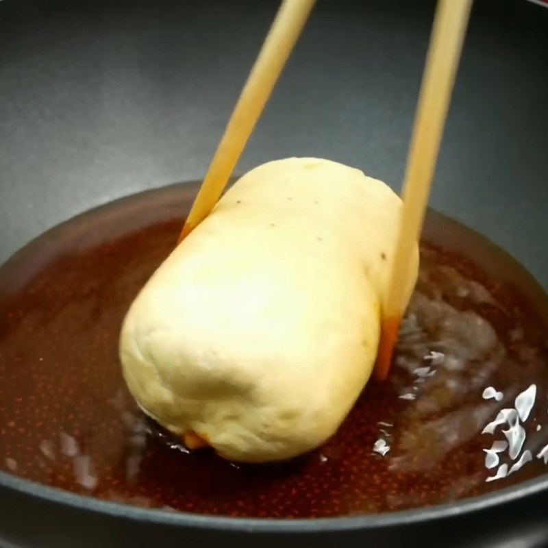 Bước 4 Cách chiên chả chay vàng giòn rụm Chả chay chiên