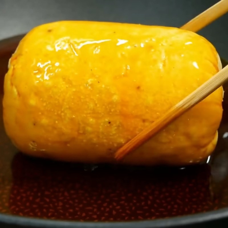 Bước 4 Cách chiên chả chay vàng giòn rụm Chả chay chiên