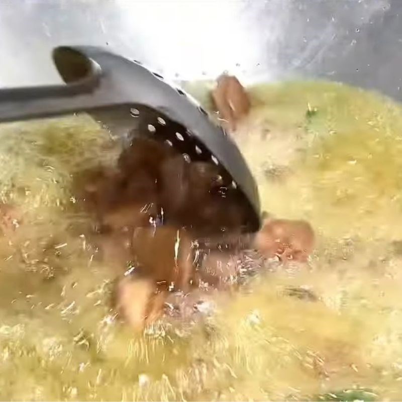 Bước 3 Chao thịt dê thơm lừng dê chao dầu