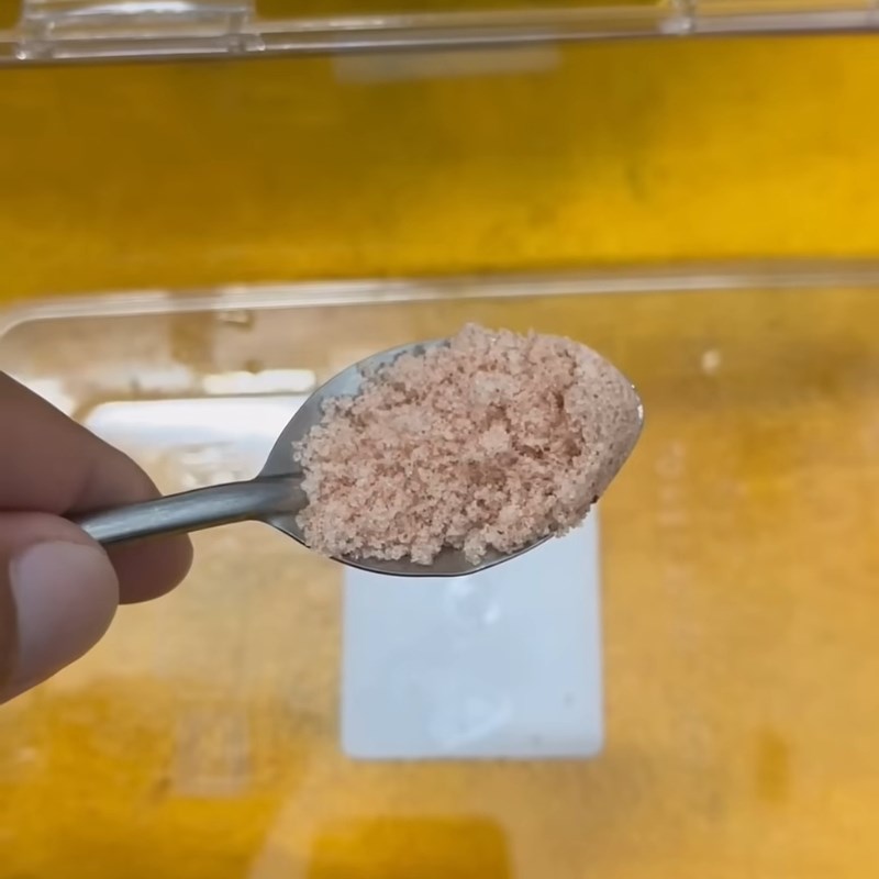 Bước 1 Chuẩn bị hỗn hợp nền Kem muối