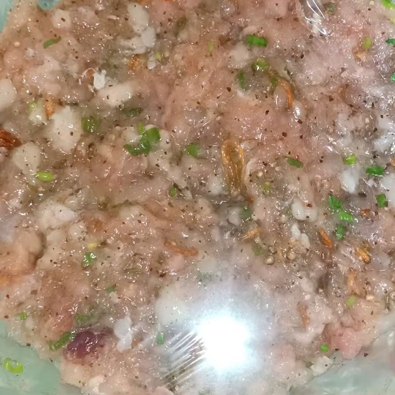 Bước 4 Chuẩn bị nhân bánh bao trứng muối bánh bao nhân trứng muối