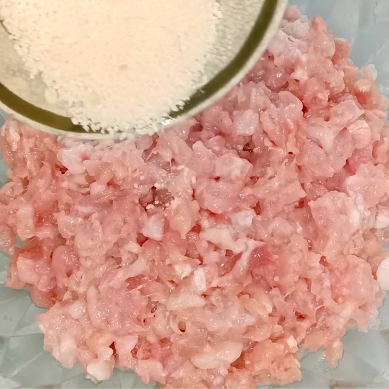 Bước 4 Chuẩn bị nhân bánh bao trứng muối bánh bao nhân trứng muối