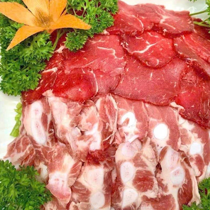 Bước 2 Chuẩn bị rau ăn kèm và topping nhúng lẩu lẩu cà ra