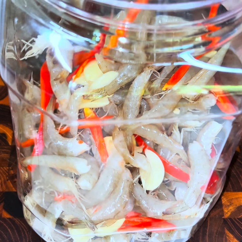 Bước 5 Đóng hũ, ủ mắm tép chua Mắm tép chua