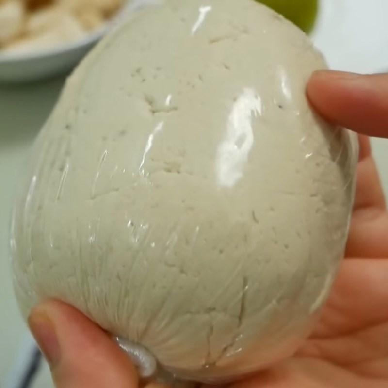 Bước 3 Gói và hấp chả lụa chay chiên Chả chay chiên