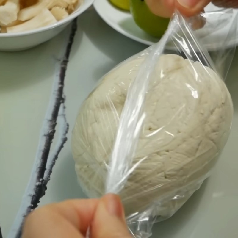 Bước 3 Gói và hấp chả lụa chay chiên Chả chay chiên