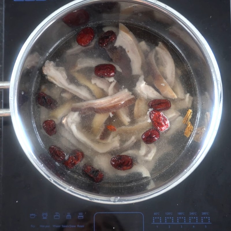 Bước 3 Hầm dạ dày với thuốc bắc bổ dưỡng Dạ dày hầm thuốc bắc