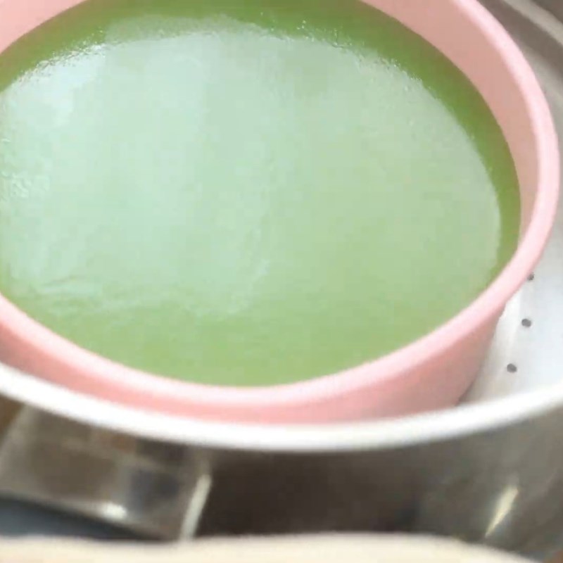 Bước 3 Hấp bánh da lợn nước cốt dừa Bánh da lợn nước cốt dừa