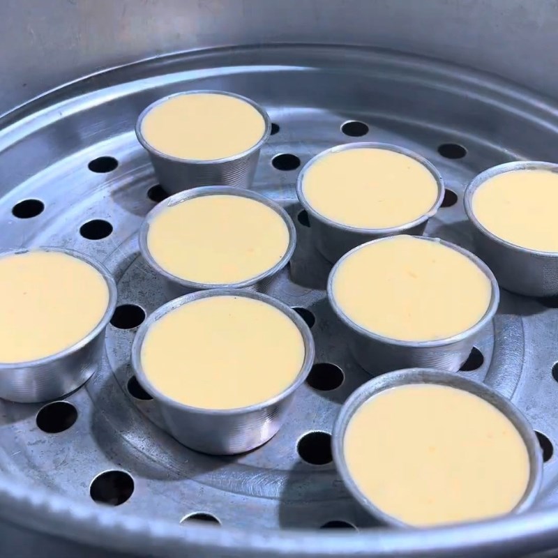 Bước 4 Hấp bánh thuẫn thơm lừng Bánh thuẫn bằng bột mì