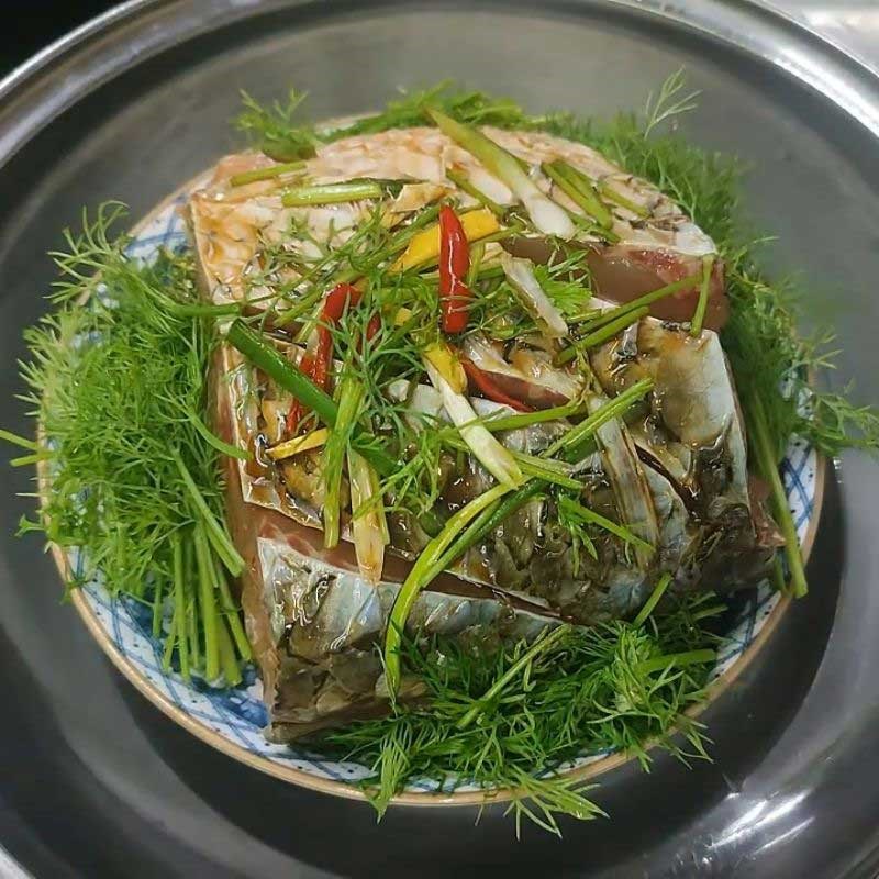 Bước 3 Hấp cá trắm xì dầu thơm lừng cá trắm hấp xì dầu