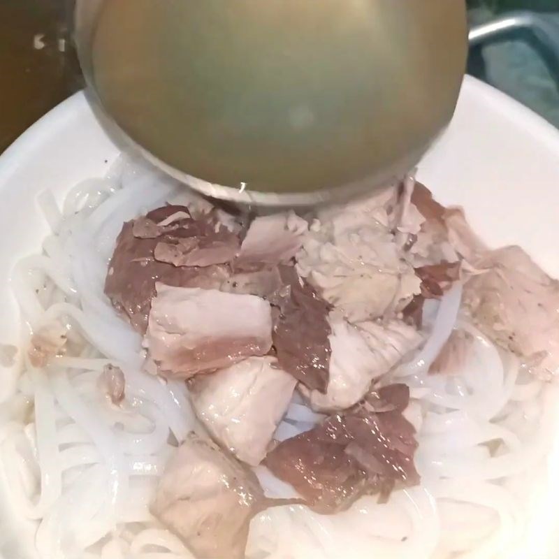 Bước 4 Hoàn thành bánh canh cá dầm bánh canh cá dầm