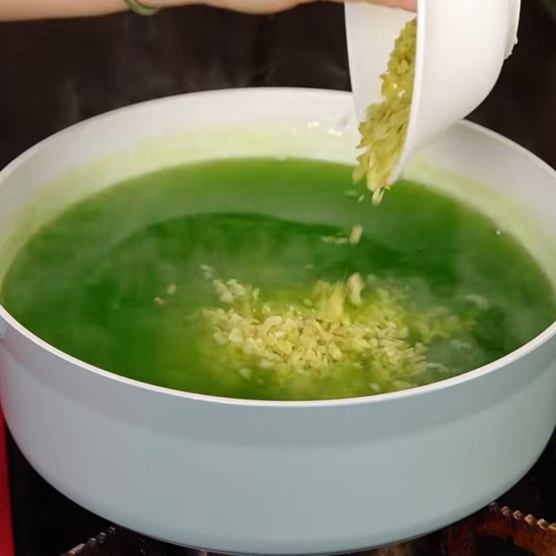 Bước 4 Hoàn thành món chè cốm khô hạt sen Chè cốm khô