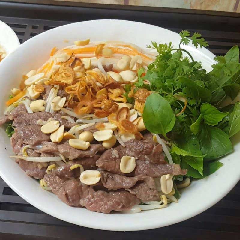 Bước 7 Hoàn thành tô bún bò trộn hấp dẫn bún bò trộn