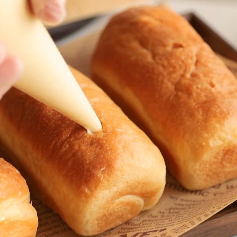 Bước 5 Hoàn thiện bánh Bánh mì phô mai tan chảy