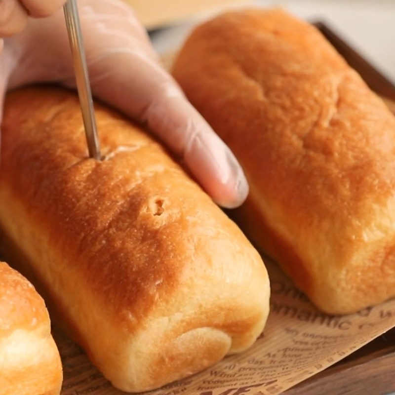 Bước 5 Hoàn thiện bánh Bánh mì phô mai tan chảy