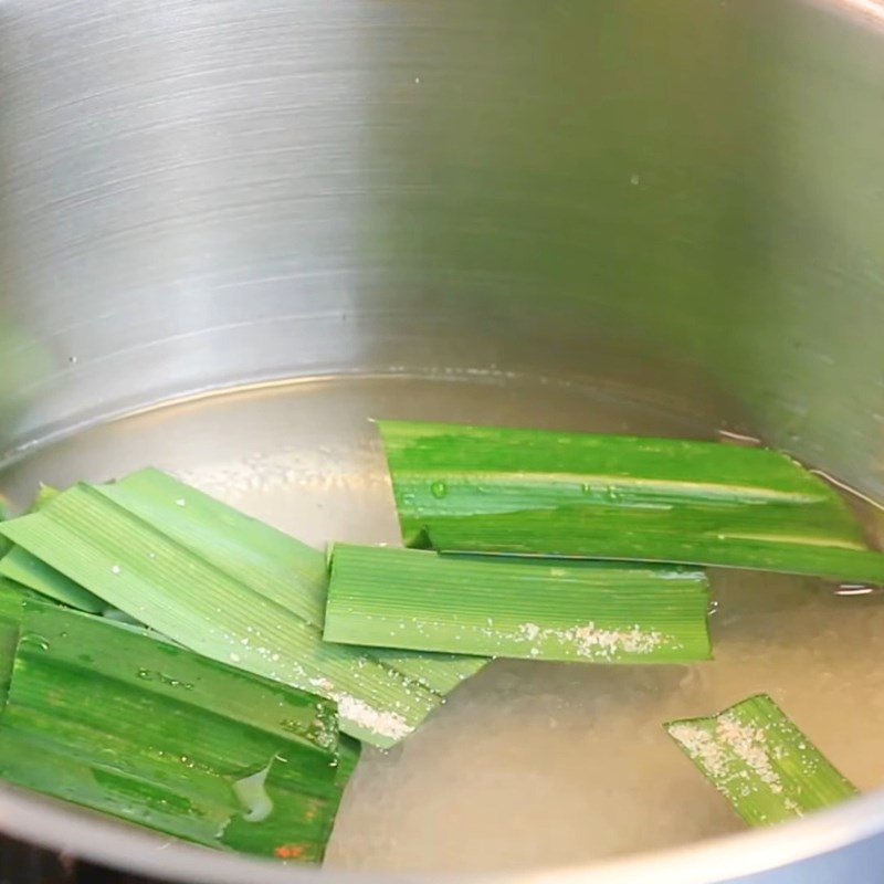 Bước 3 Hoàn thiện nồi chè đậu trắng nếp nước cốt dừa Chè đậu trắng nước cốt dừa