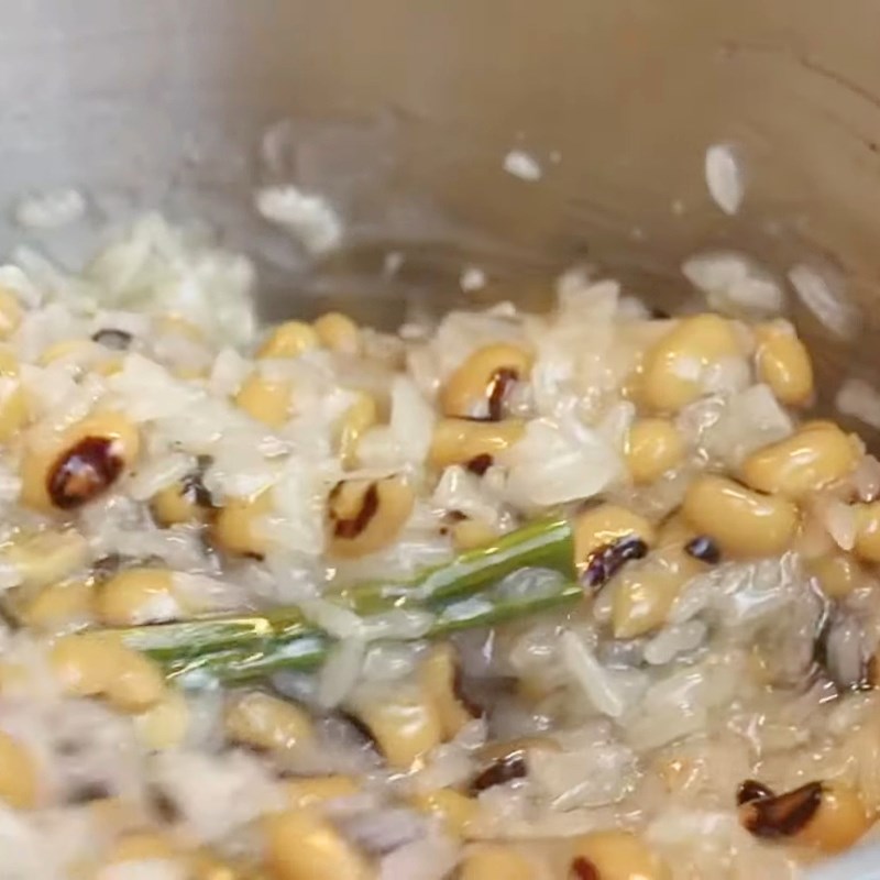 Bước 3 Hoàn thiện nồi chè đậu trắng nếp nước cốt dừa Chè đậu trắng nước cốt dừa