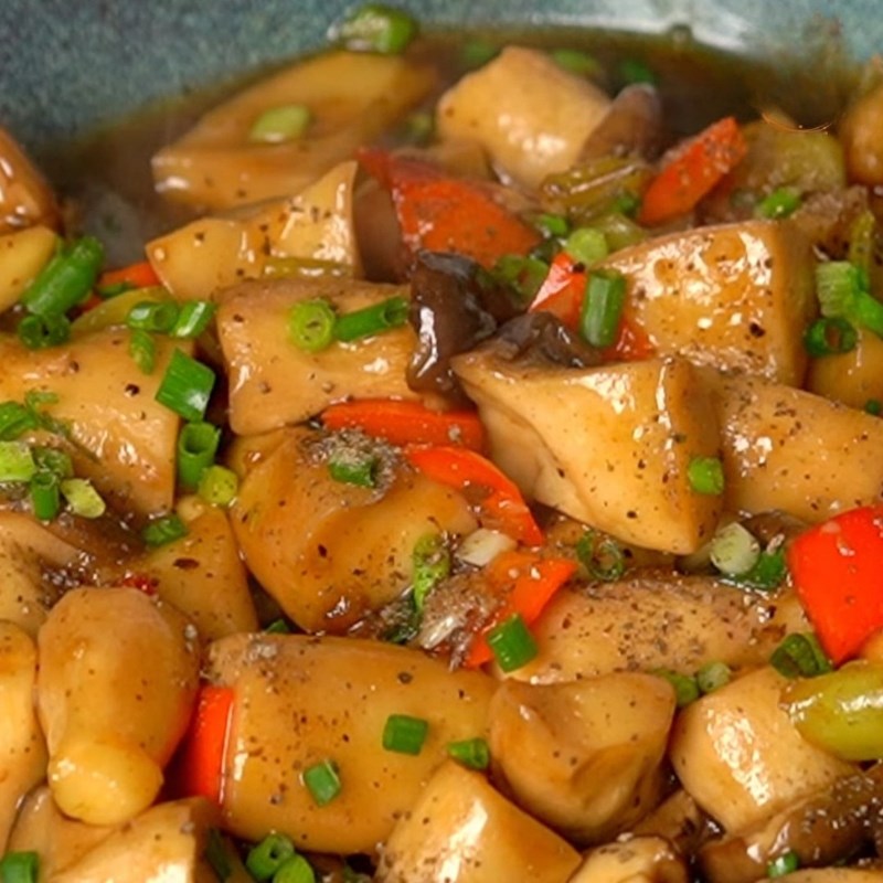 Bước 3 Kho nấm Nấm kho nước tương