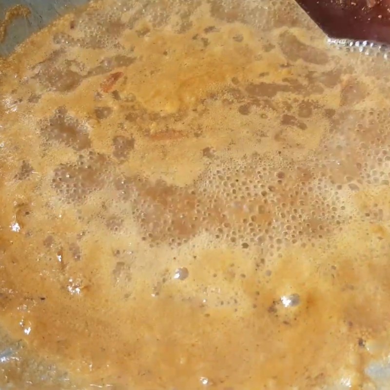 Bước 3 Làm hành phi và pha mắm nêm đậm đà Bún heo quay