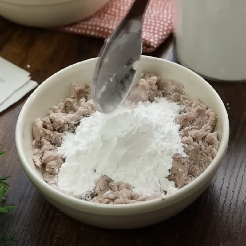 Bước 2 Làm khoai dẻo (nhồi bột khoai dẻo) Chè khoai dẻo nước cốt dừa