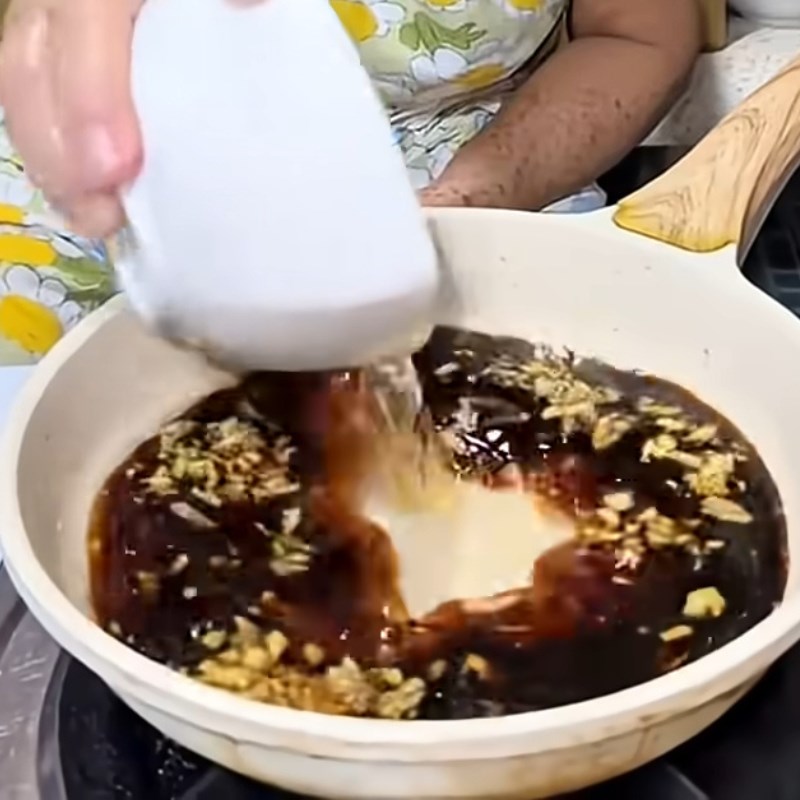 Bước 1 Nấu hỗn hợp nước tương tiêu đậm đà Nước tương tiêu của Jun Phạm