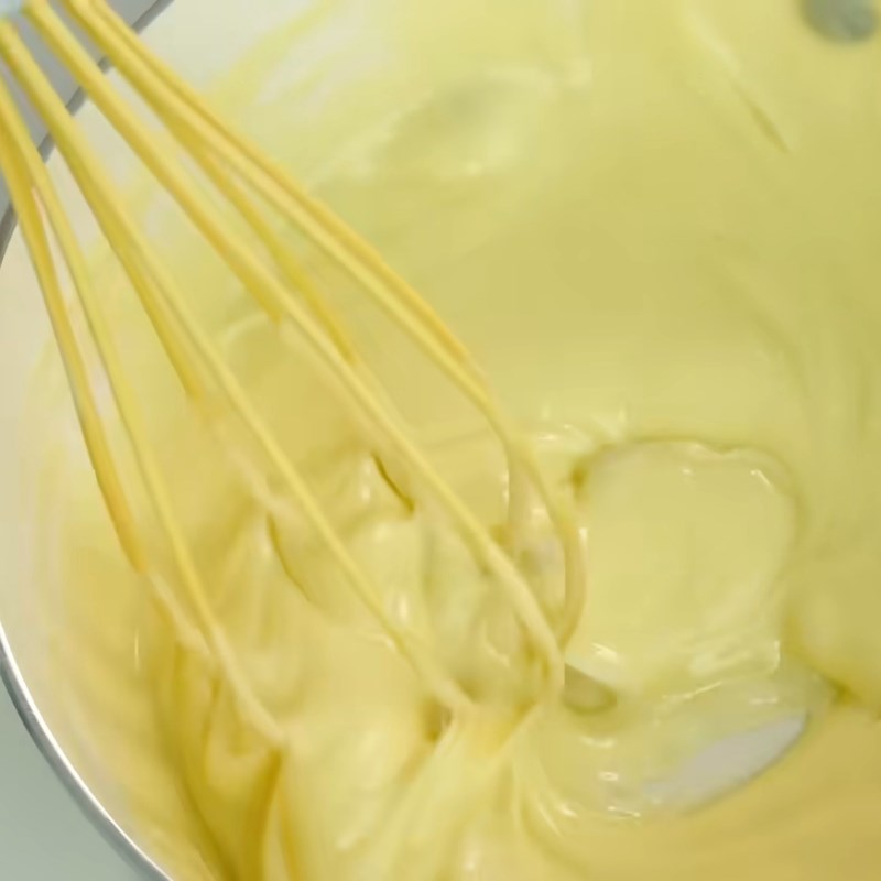 Bước 3 Nấu nhân kem Custard mịn mượt Bánh rán Doremon từ bột mì