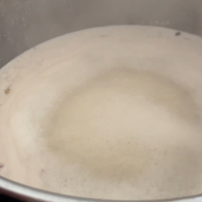 Bước 3 Nấu nước dùng cốt dừa đậm đà Mít hầm