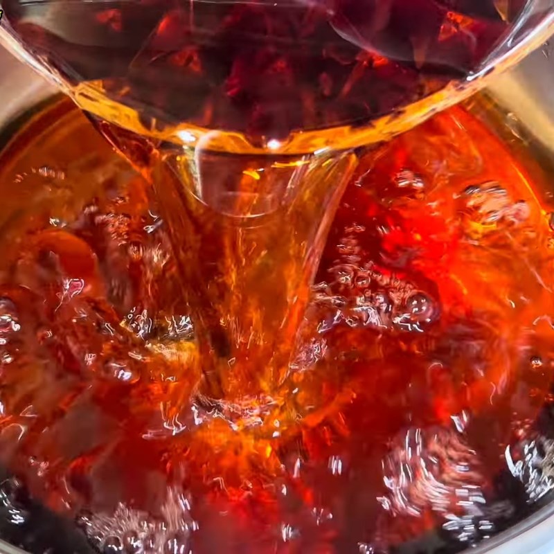 Bước 3 Nấu nước mắm đường chuẩn vị Mắm tép chua