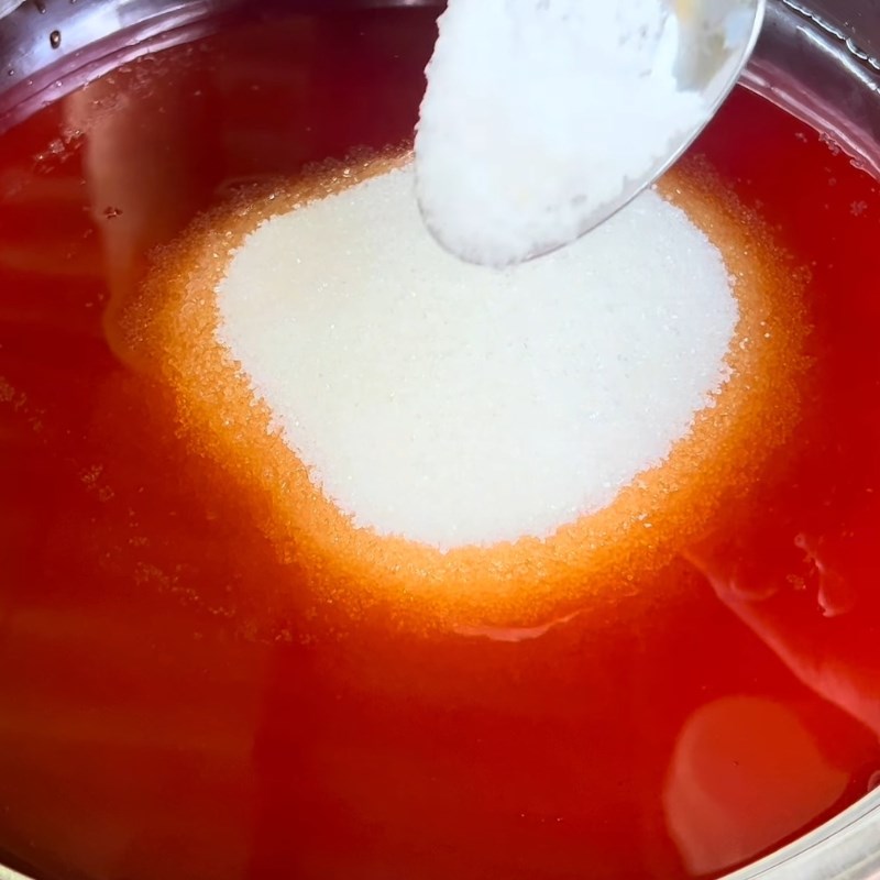 Bước 3 Nấu nước mắm đường chuẩn vị Mắm tép chua