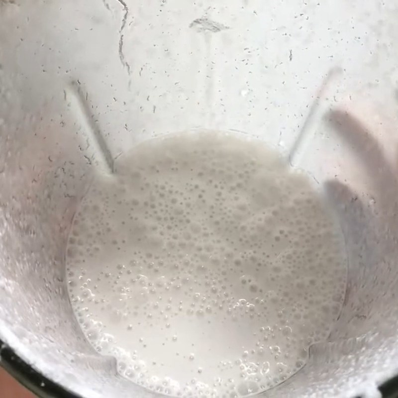 Bước 1 Ngâm và xay gạo làm bột bánh đúc Bánh đúc miền Bắc