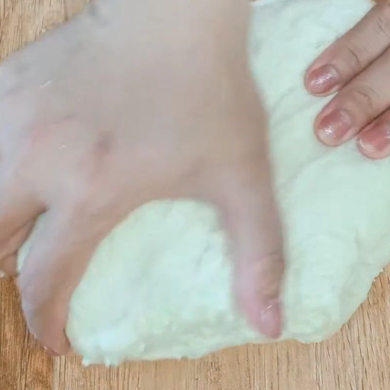 Bước 3 Nhồi và ủ bột bánh bao nhân trứng muối