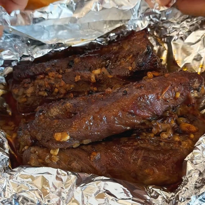 Bước 4 Nướng dẻ sườn bò bằng lò nướng Dẻ sườn bò nướng sa tế