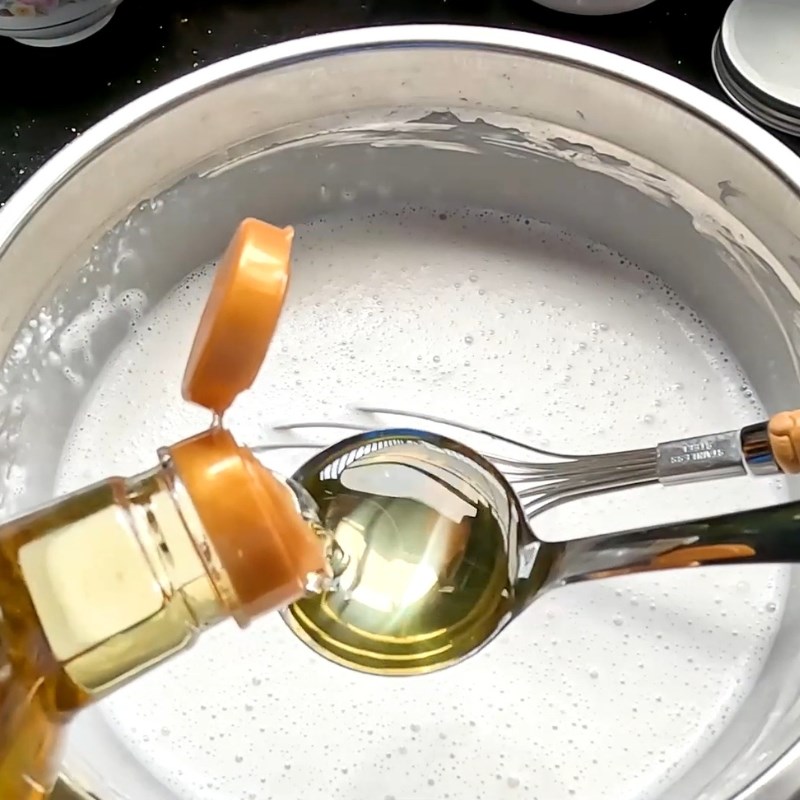 Bước 1 Pha bột bánh Bánh đúc nước cốt dừa