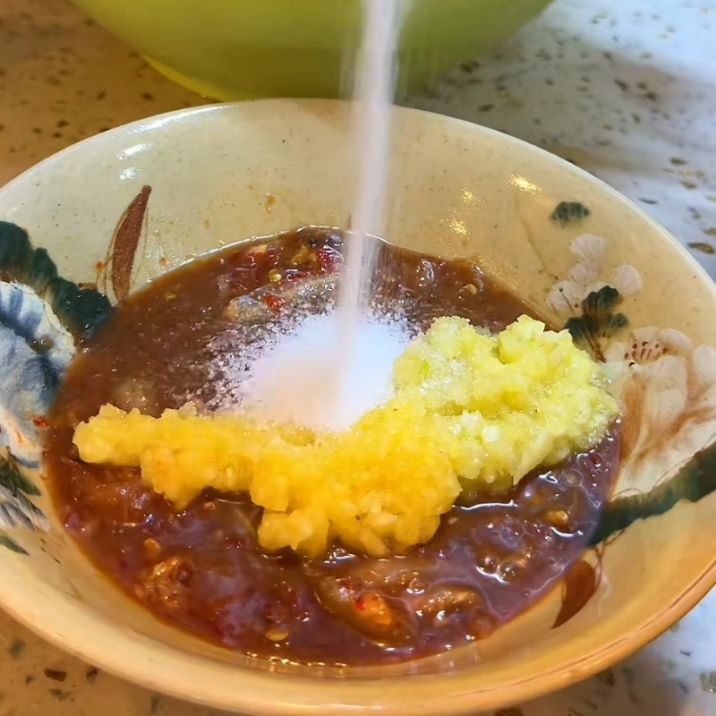 Bước 2 Pha chế mắm nêm chấm kèm đậm đà Bắp bò nhúng mẻ