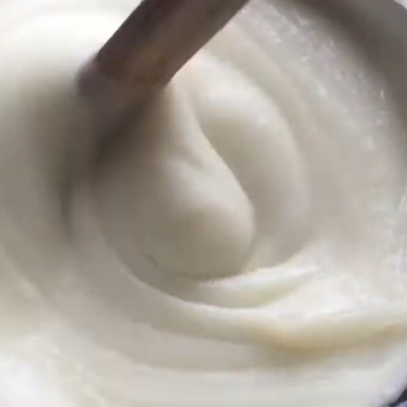 Bước 4 Quấy bột làm bánh đúc lạc Bánh đúc miền Bắc