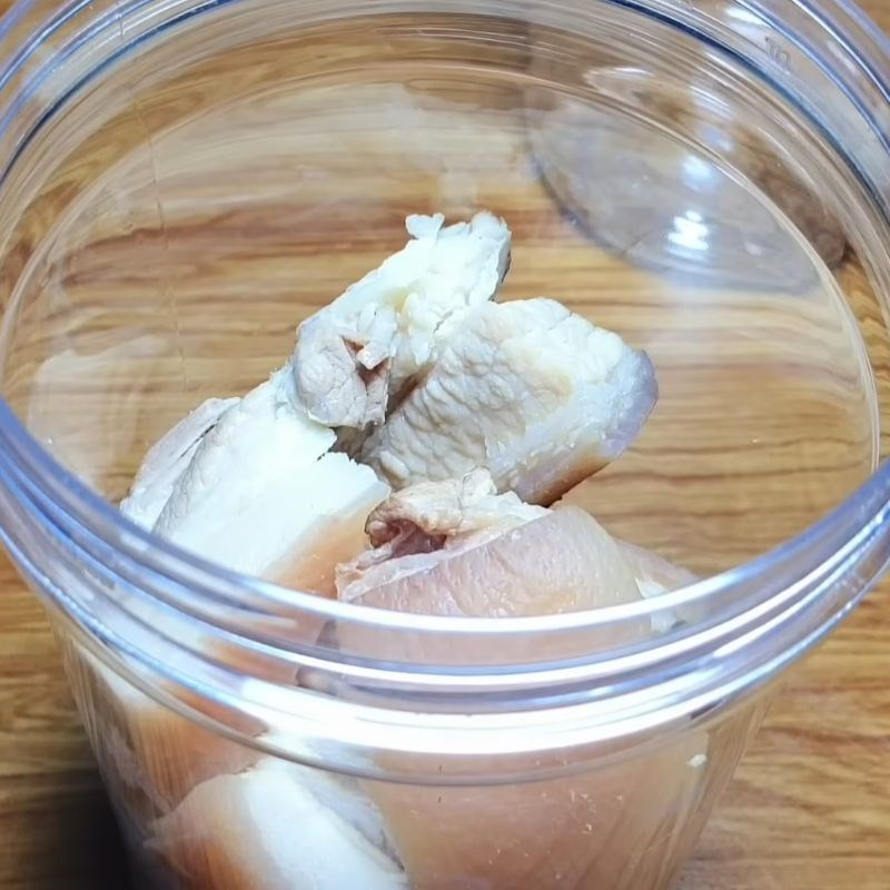 Bước 7 Sắp xếp và ngâm thịt ba chỉ thịt ba chỉ ngâm nước mắm