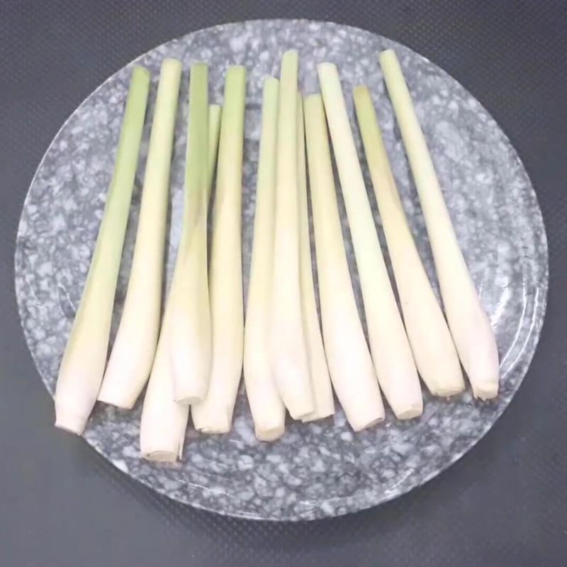 Bước 1 Sơ chế cây sả tươi tinh dầu sả tại nhà