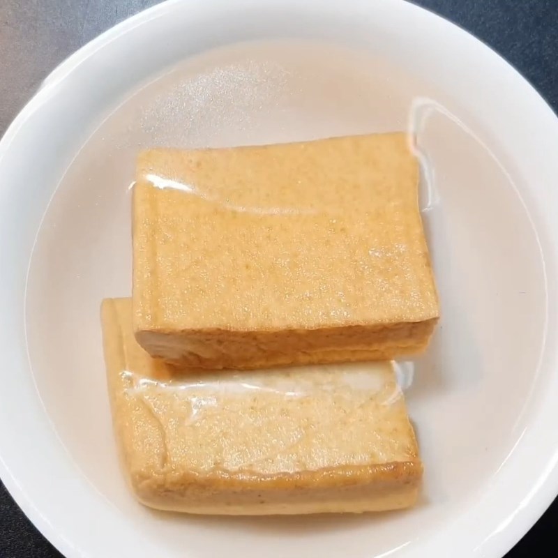 Bước 1 Sơ chế nguyên liệu làm nhân bánh mì chay Bánh mì chay