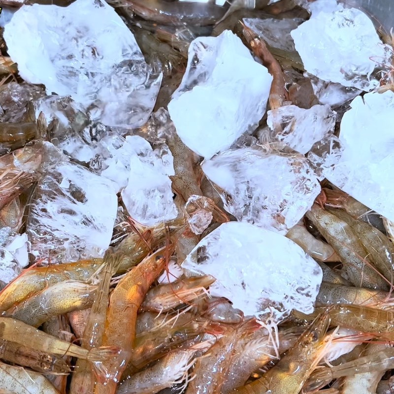 Bước 1 Sơ chế tép tươi ngon Mắm tép chua