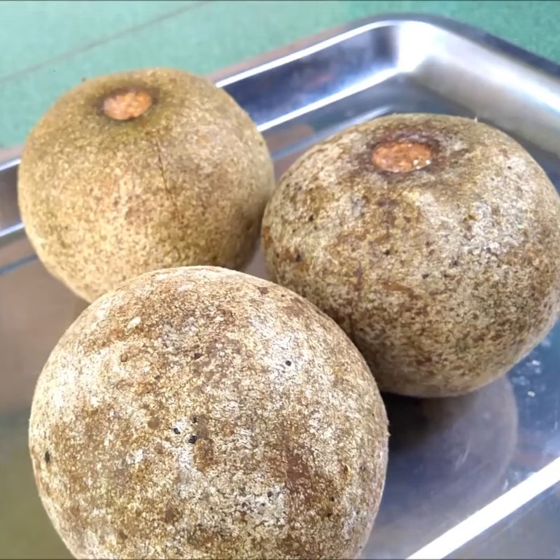 Bước 1 Sơ chế và phơi khô trái quách để ngâm rượu Rượu trái quách