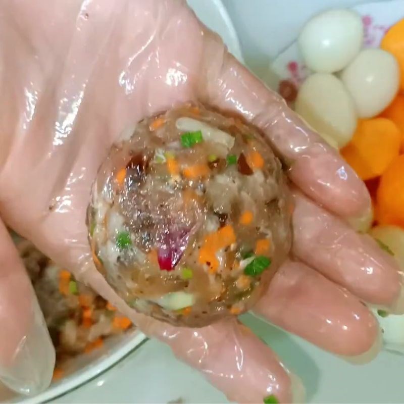 Bước 5 Tạo hình nhân bánh bao trứng muối bánh bao nhân trứng muối