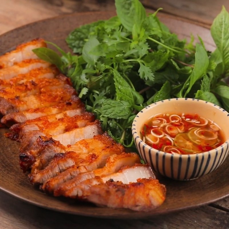 Bước 5 Thành phẩm Thịt ba chỉ chiên giòn