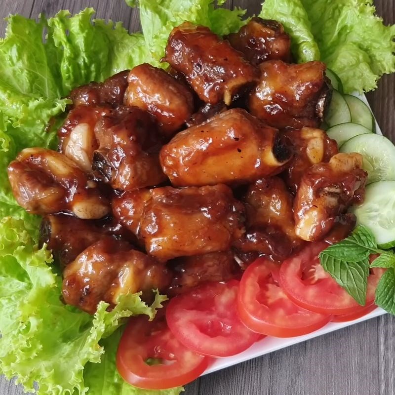 Bước 6 Thành phẩm sườn kho chua ngọt