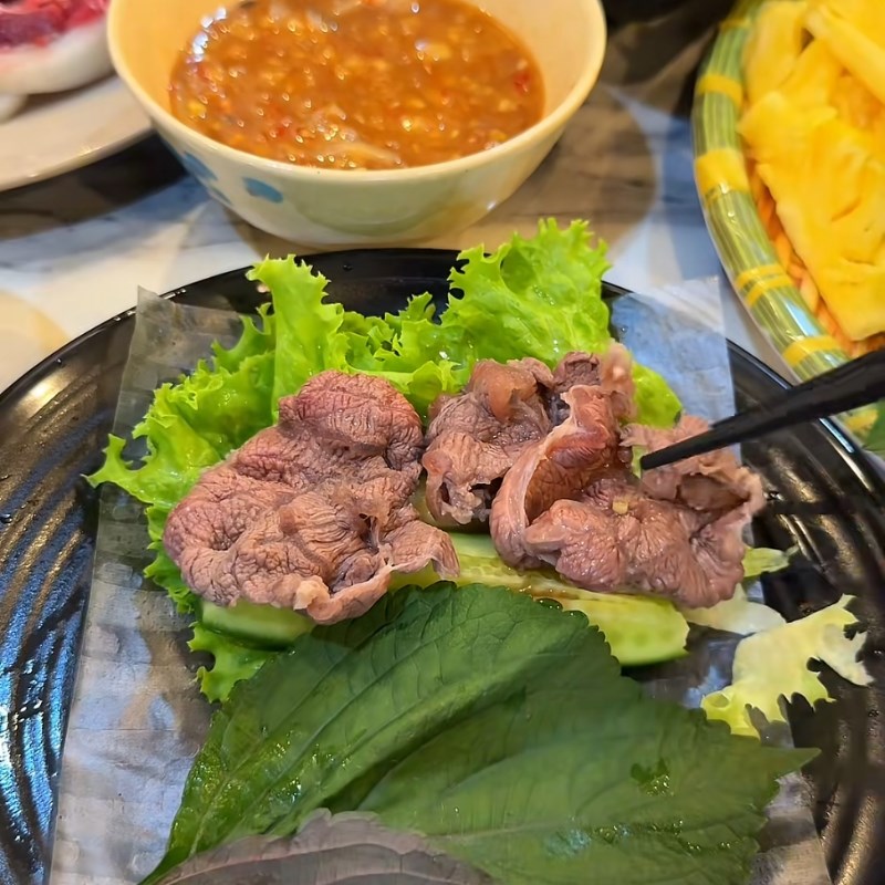 Bước 5 Thành phẩm Bắp bò nhúng mẻ