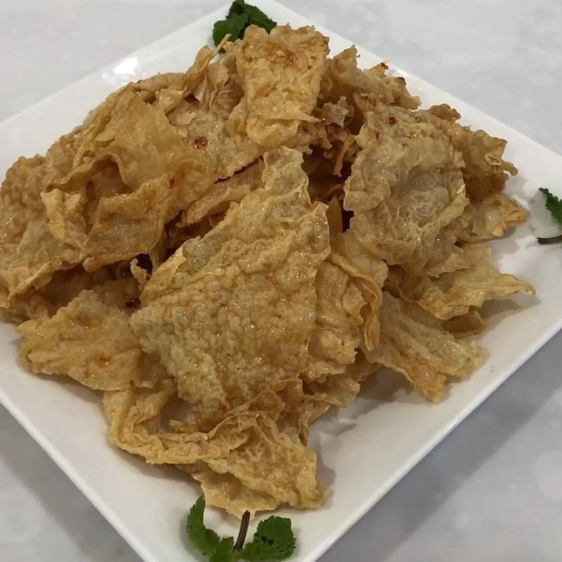 Bước 5 Thành phẩm váng đậu chiên